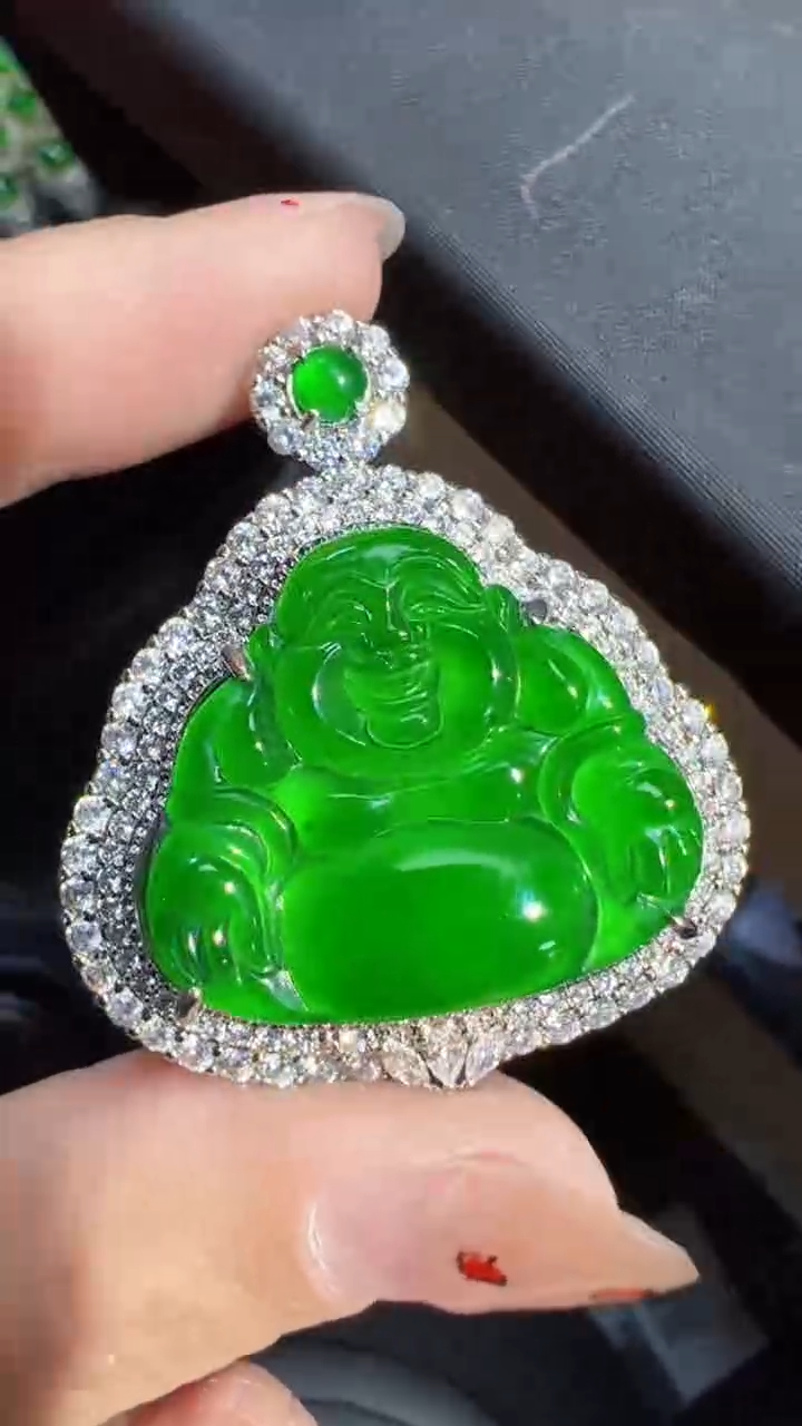 【闪购商品】定制翡翠未镶嵌佛公1