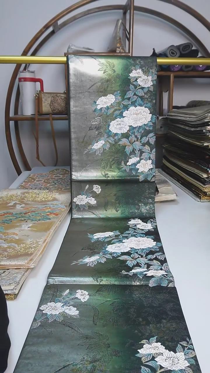 【闪购商品】织绣26西阵织六通牡丹