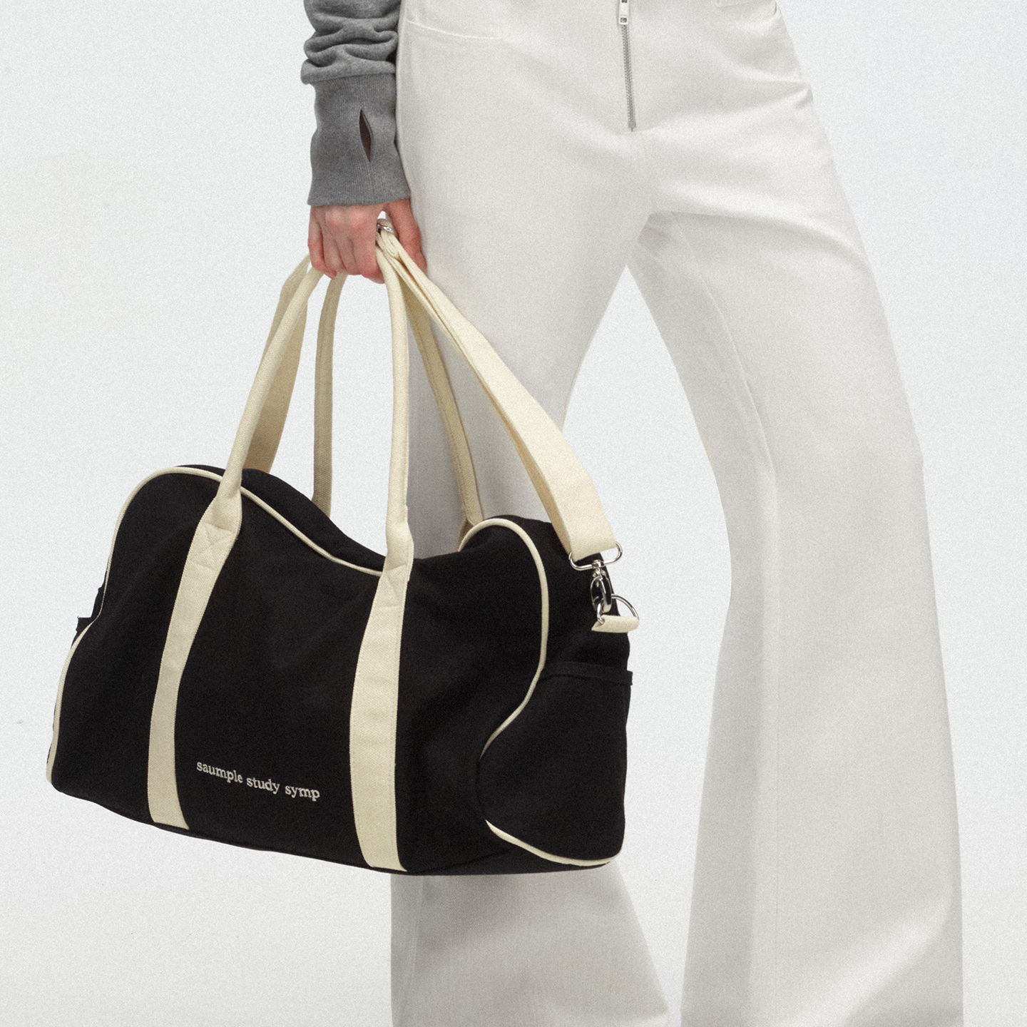 【LOCAT】saumple study symp 撞色帆布保龄球包 SS66647