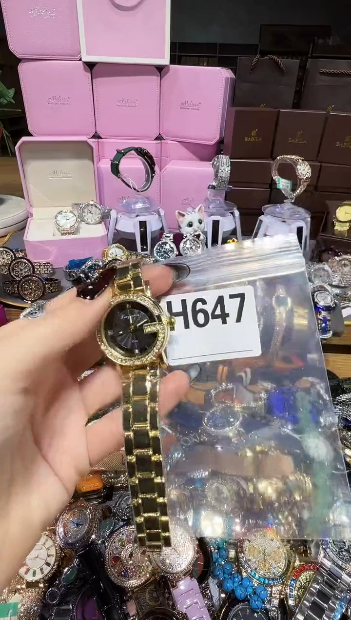 石英机芯不锈钢不锈钢直播定闪专用