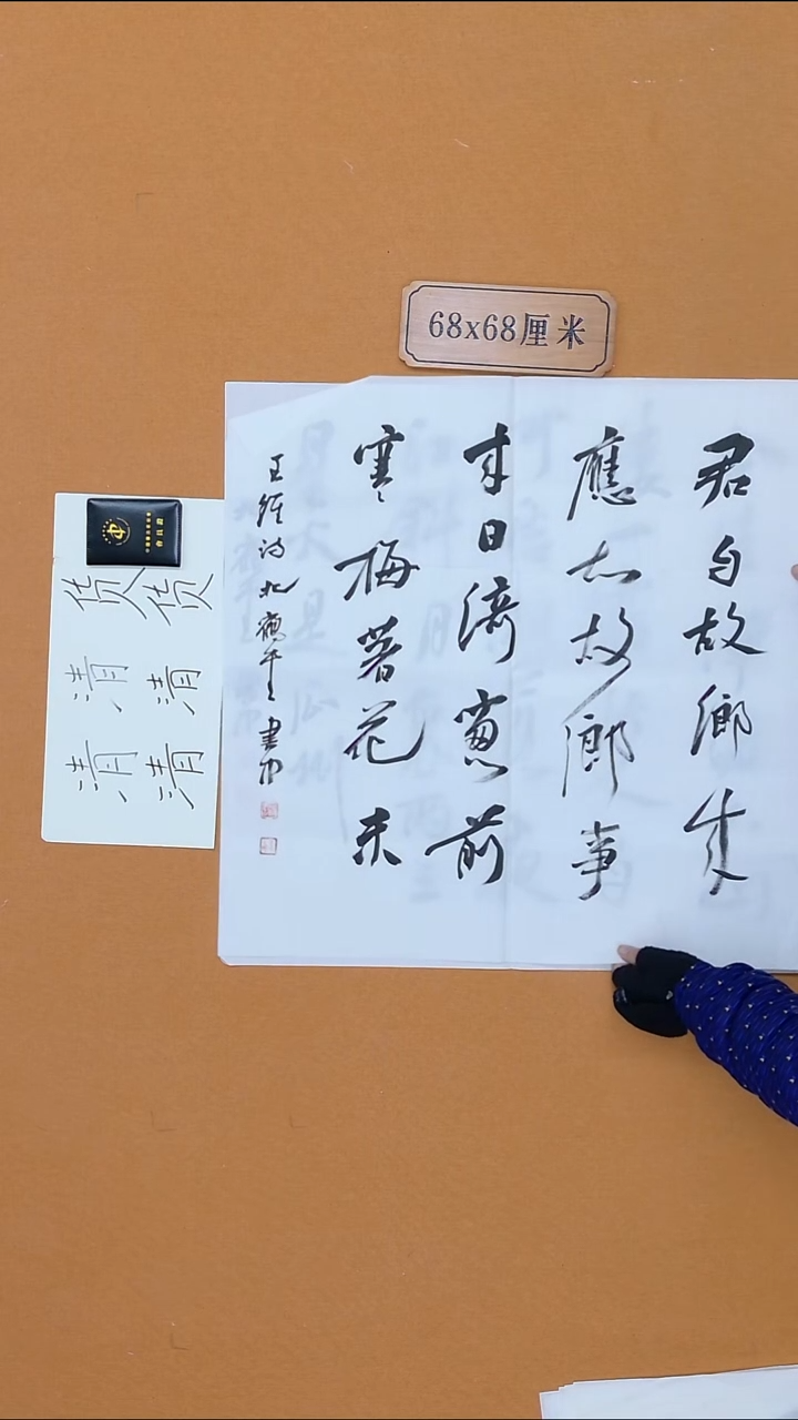 书法赵书中  黑龙江理S   鹤岗一把    68*68