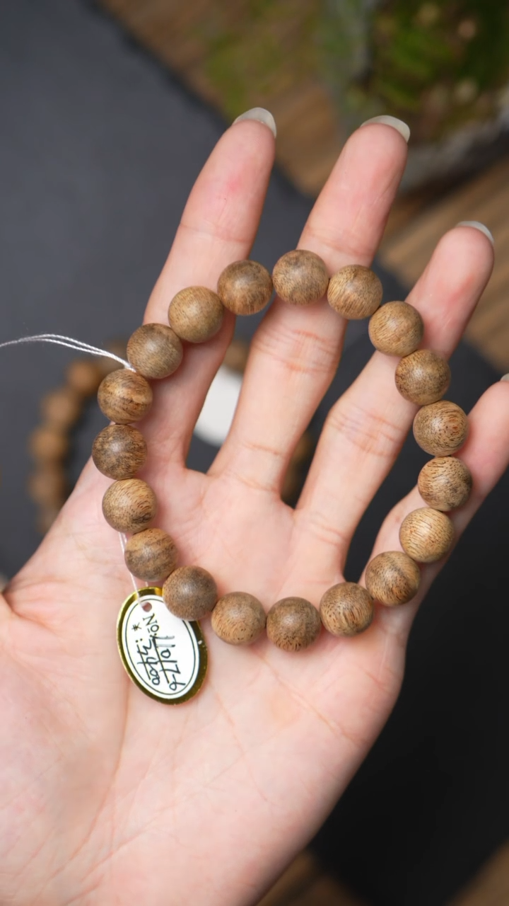 沉香手串L1017-6文莱蛇皮纹老料1.1/10g 