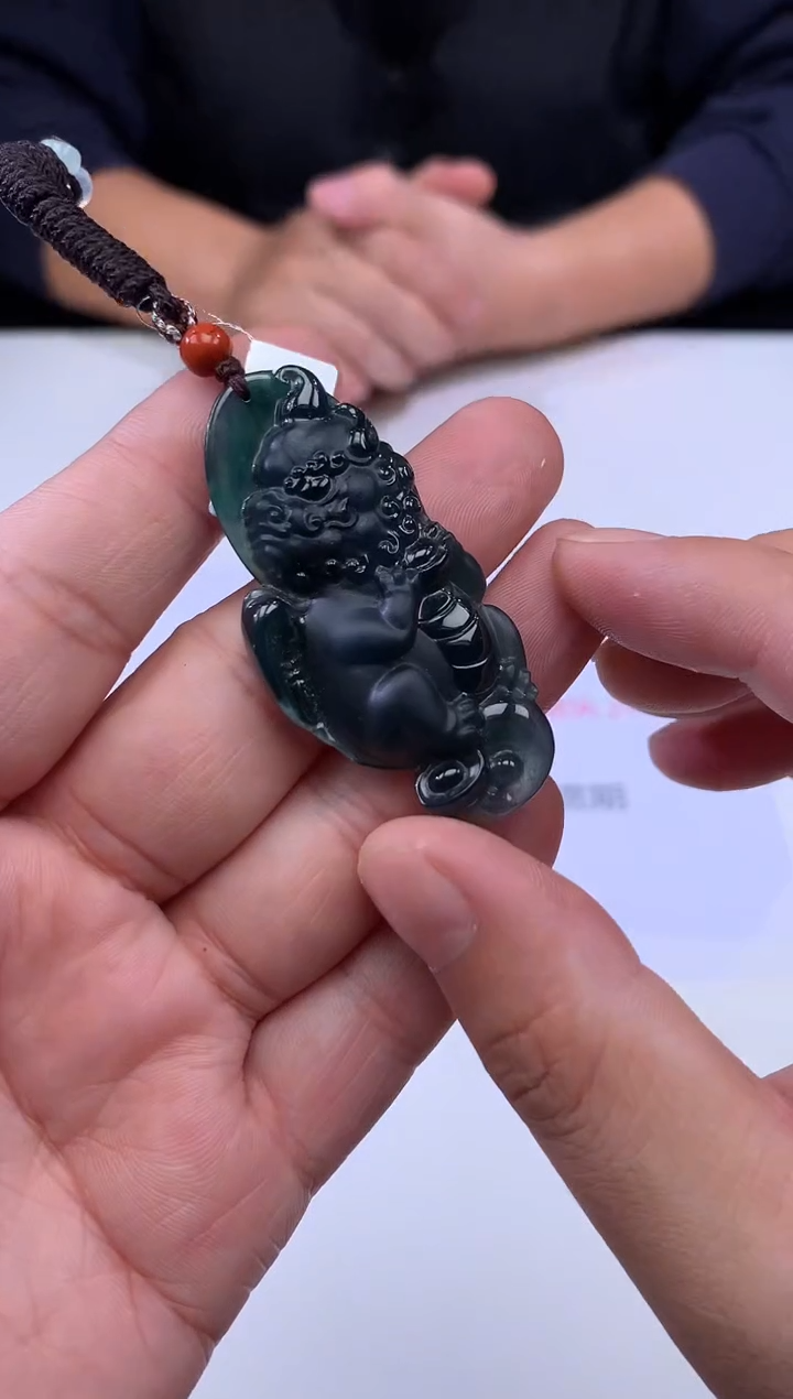 吊坠(不含链)未镶嵌翡翠龙宝宝-多样性发其一