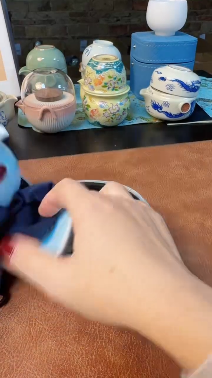 【闪购商品】杯旅行快客茶具，黄龙玉汝，德化羊脂玉瓷