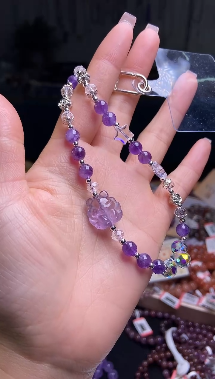 【闪购商品】水晶手机链/503未镶嵌【】