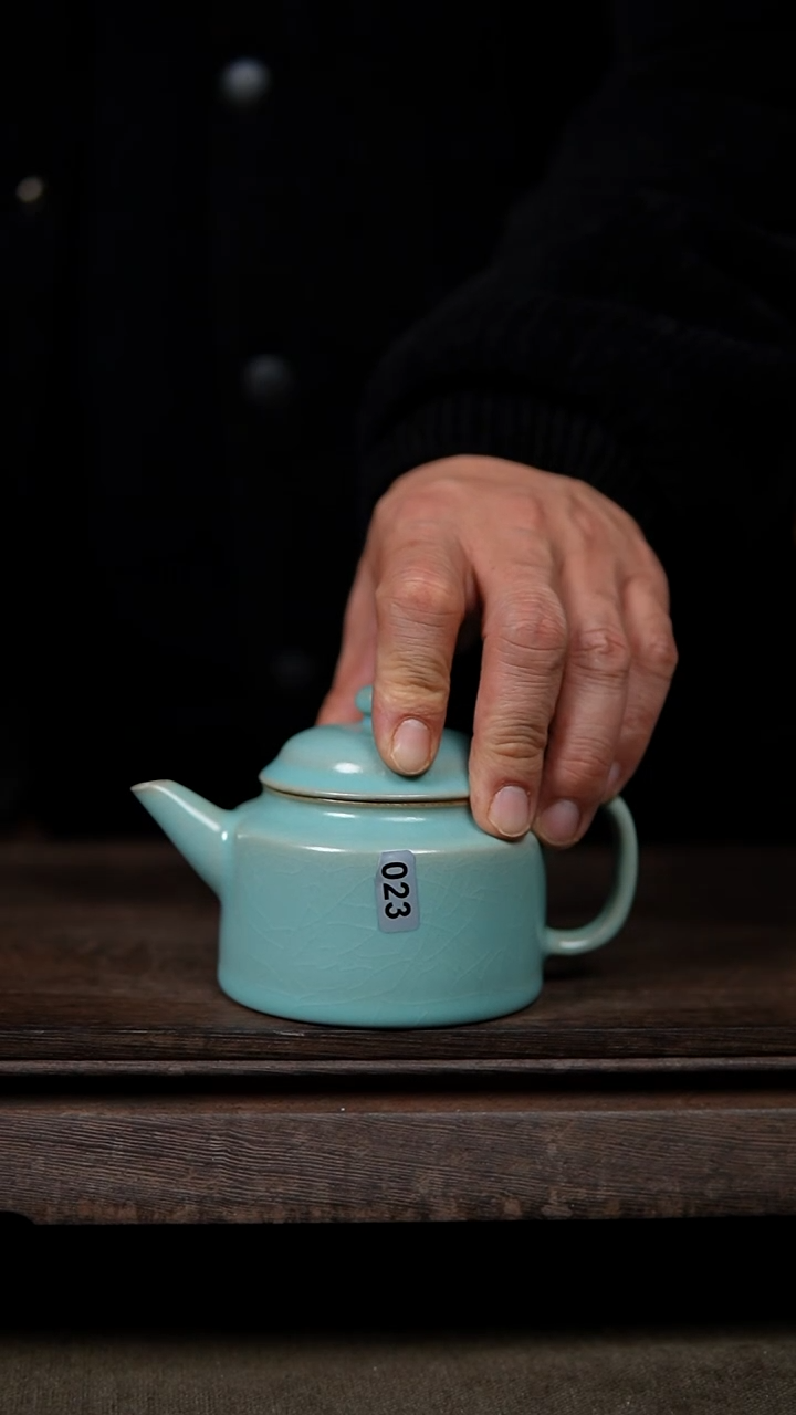 【闪购商品】杯仿古天青纯手工德钟壶一级