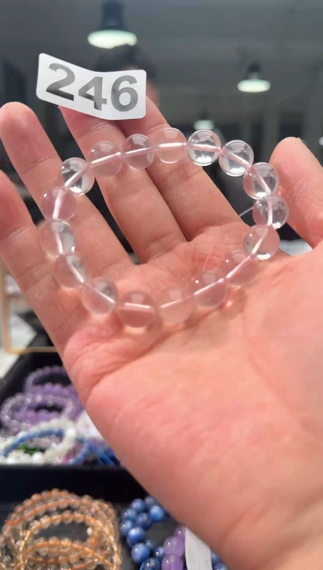 【闪购商品】水晶手链未镶嵌246星光粉