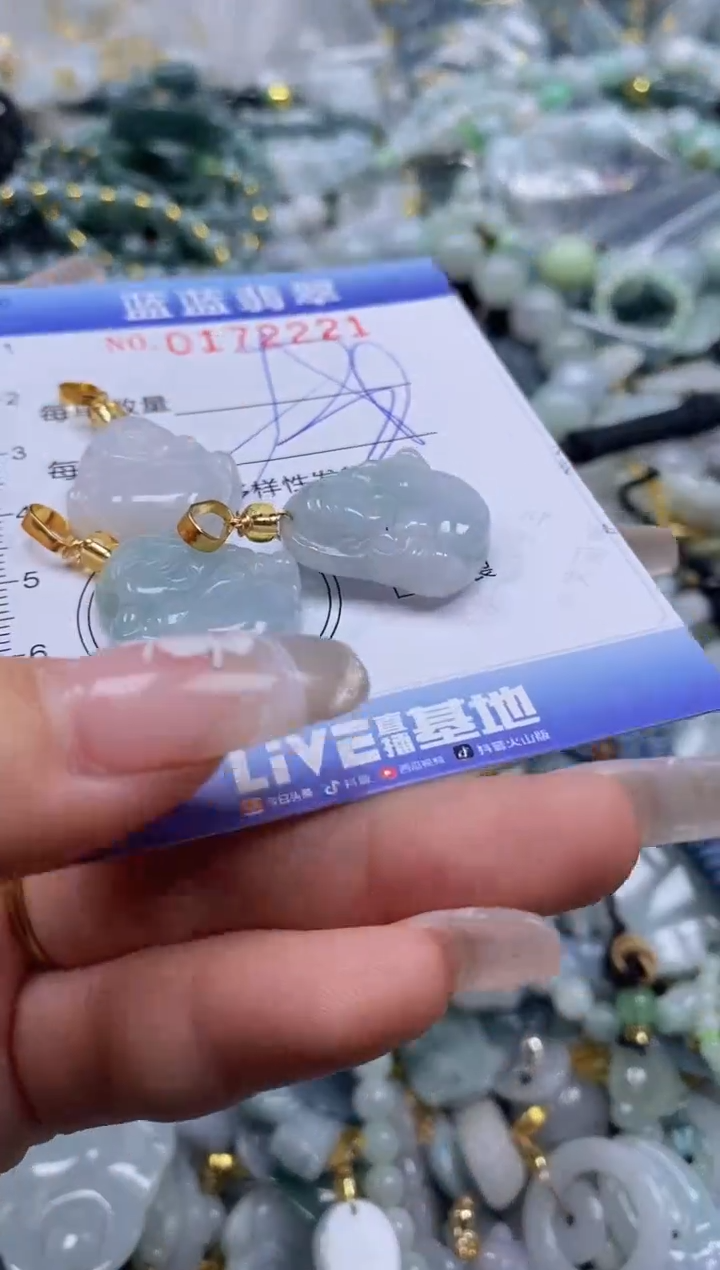 【闪购商品】翡翠颈饰未镶嵌闪购0172221多样性发其一