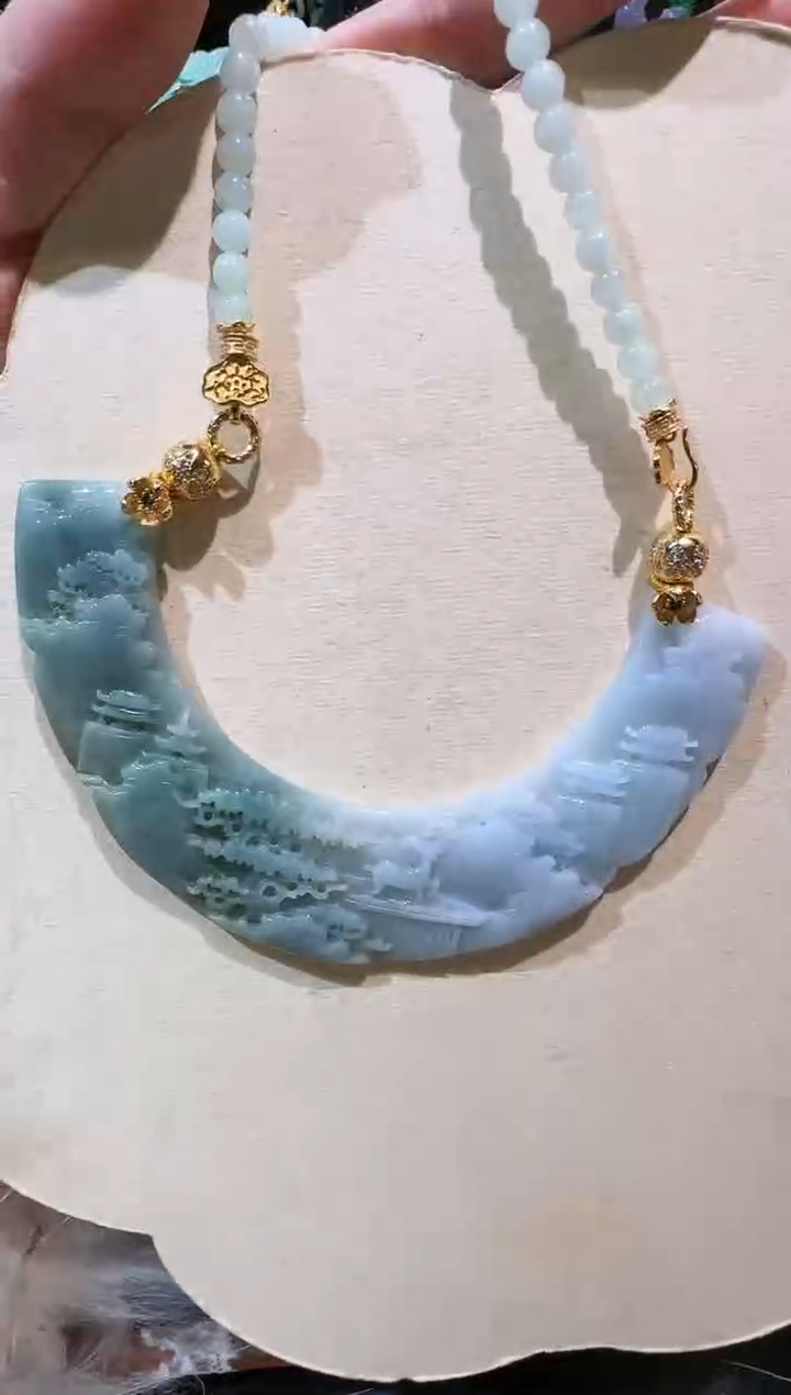 【闪购商品】翡翠颈饰未镶嵌国风