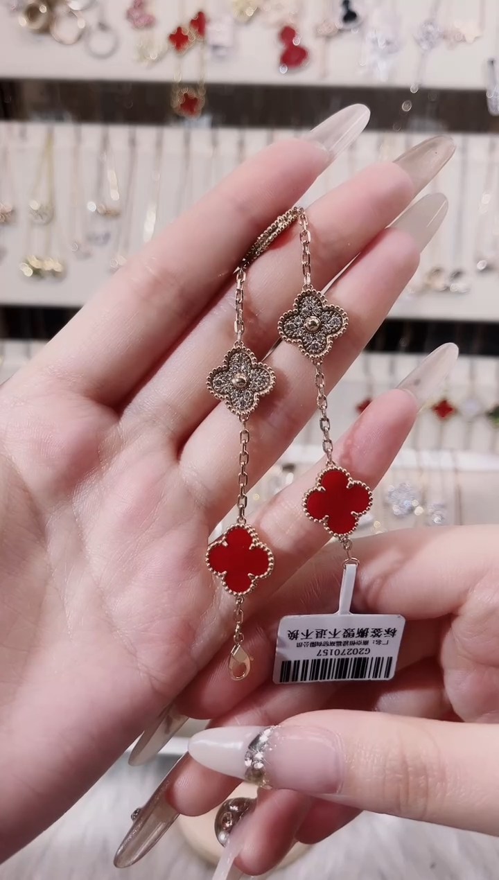 【闪购商品】钻石手链18K金镶嵌18K金镶嵌钻石 K玫 