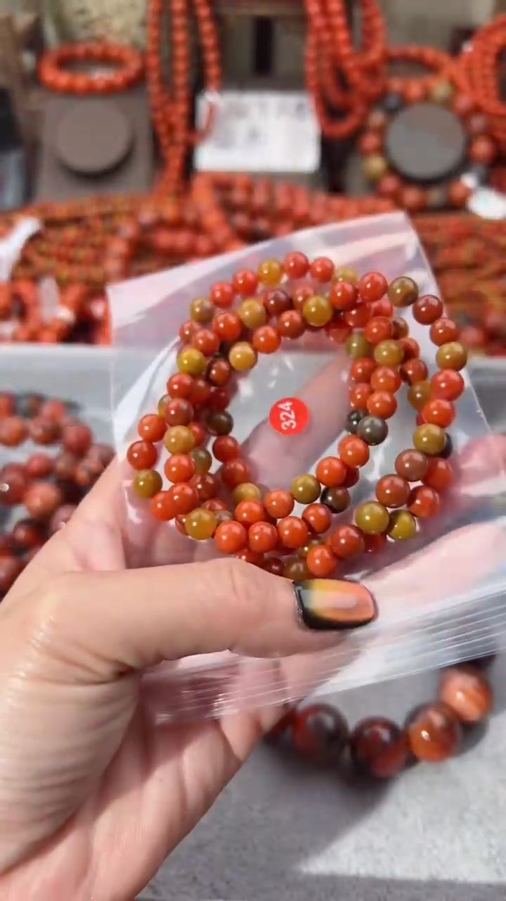 【闪购商品】南红玛瑙手串未镶嵌7+