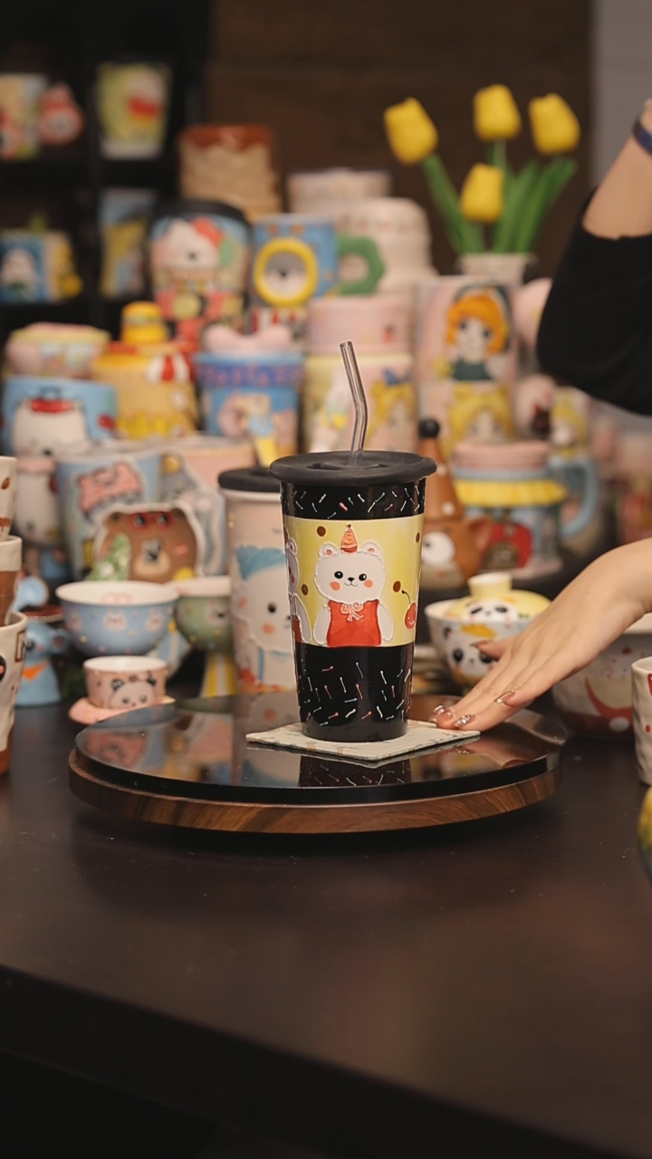景德镇釉下彩绘设计师款式陶瓷