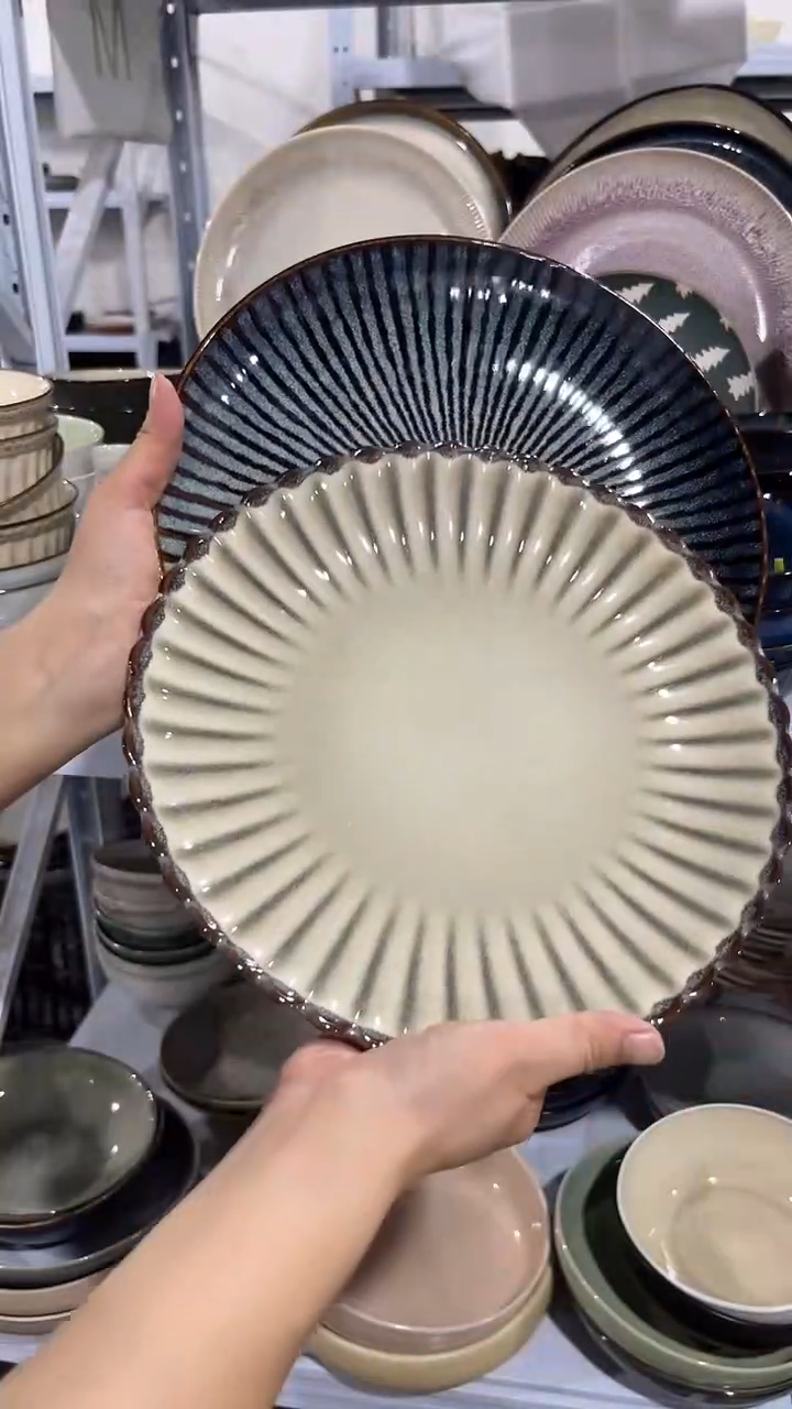 陶瓷外贸尾货瑕疵满20包邮X2 大盘