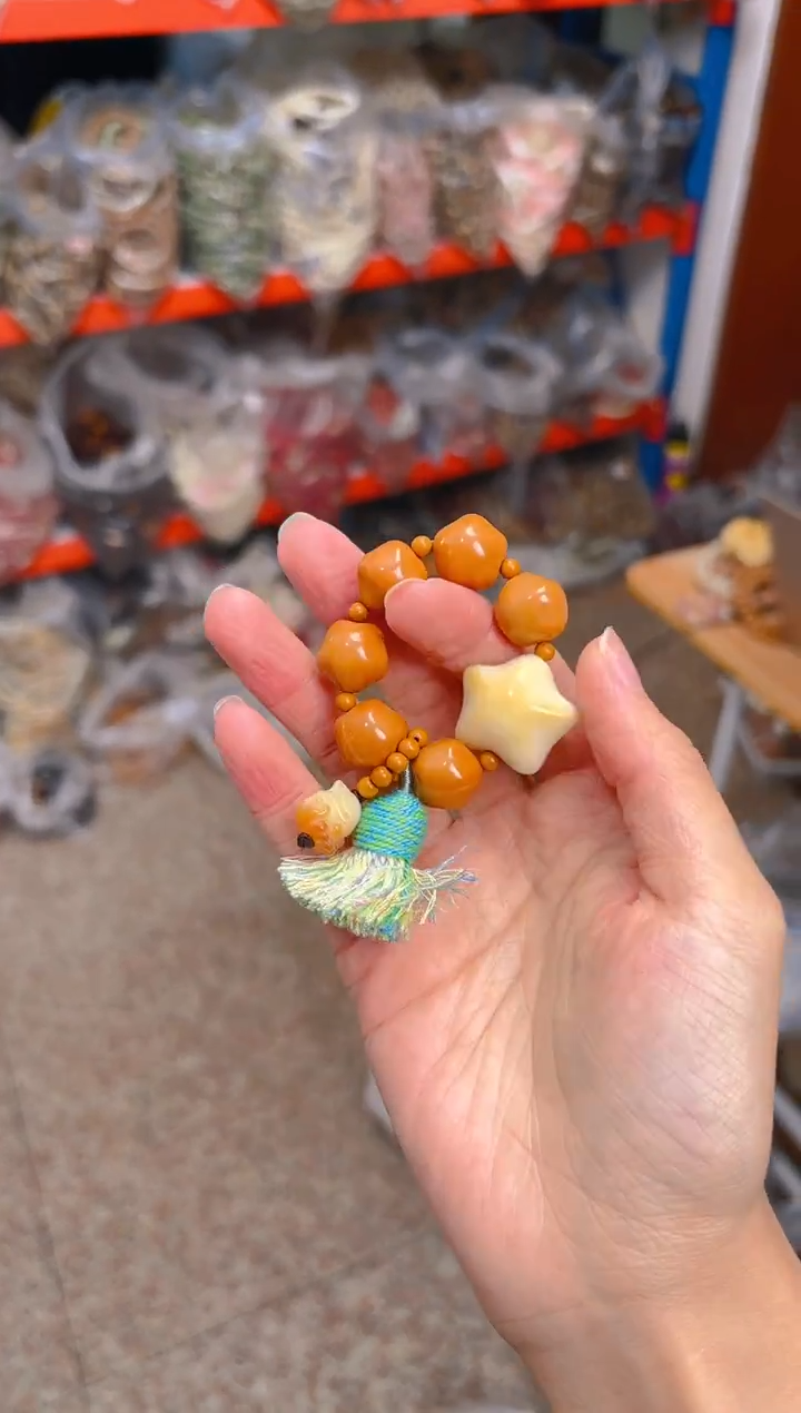 吊坠猴头核桃猴头小星星手捻