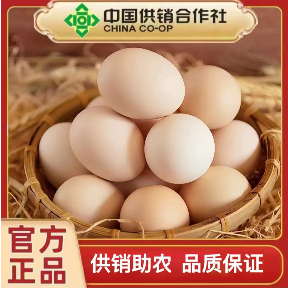 【供销甄选】农村山林散养土鸡蛋正宗跑跑鸡可生食的新鲜鸡蛋（30枚）
