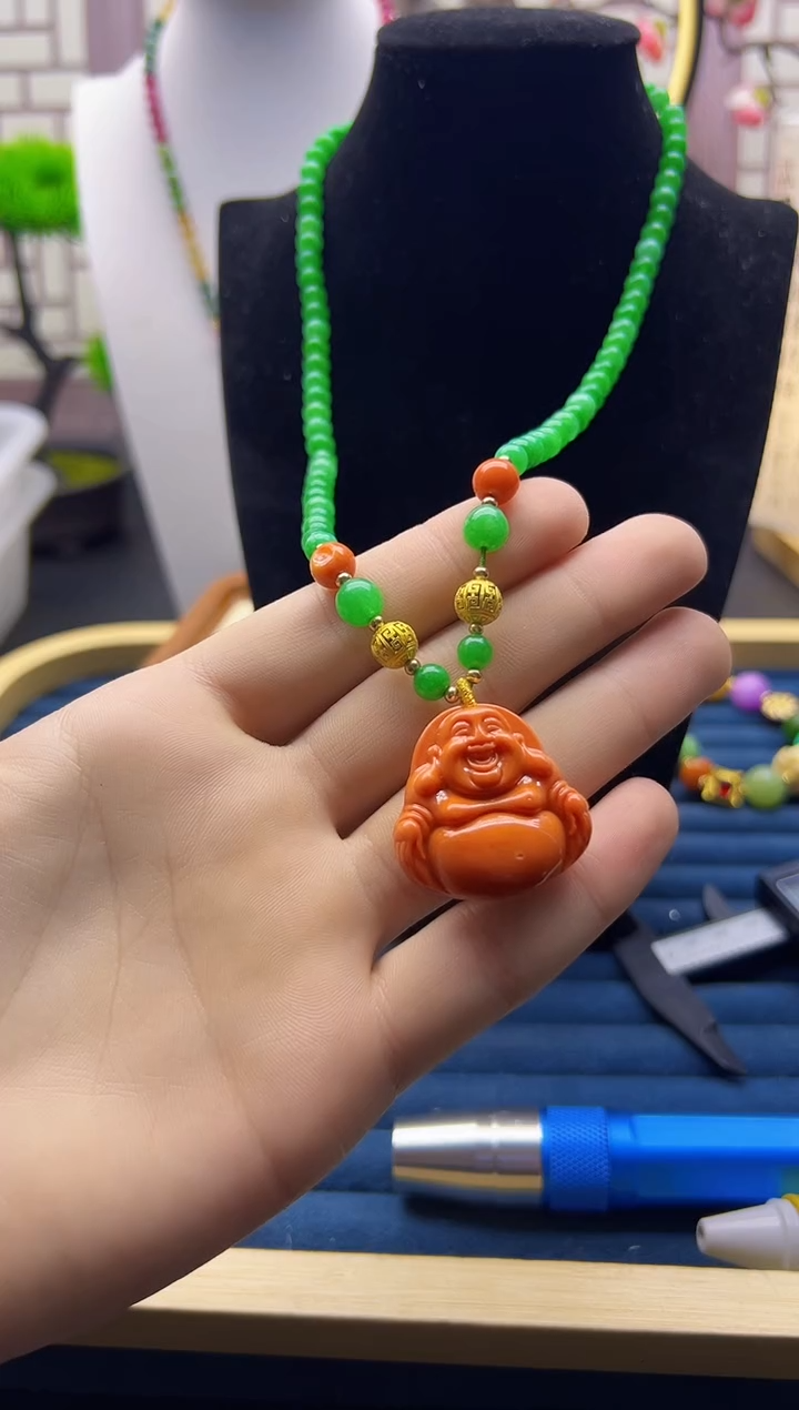 【闪购商品】翡翠颈饰14K金镶嵌X34