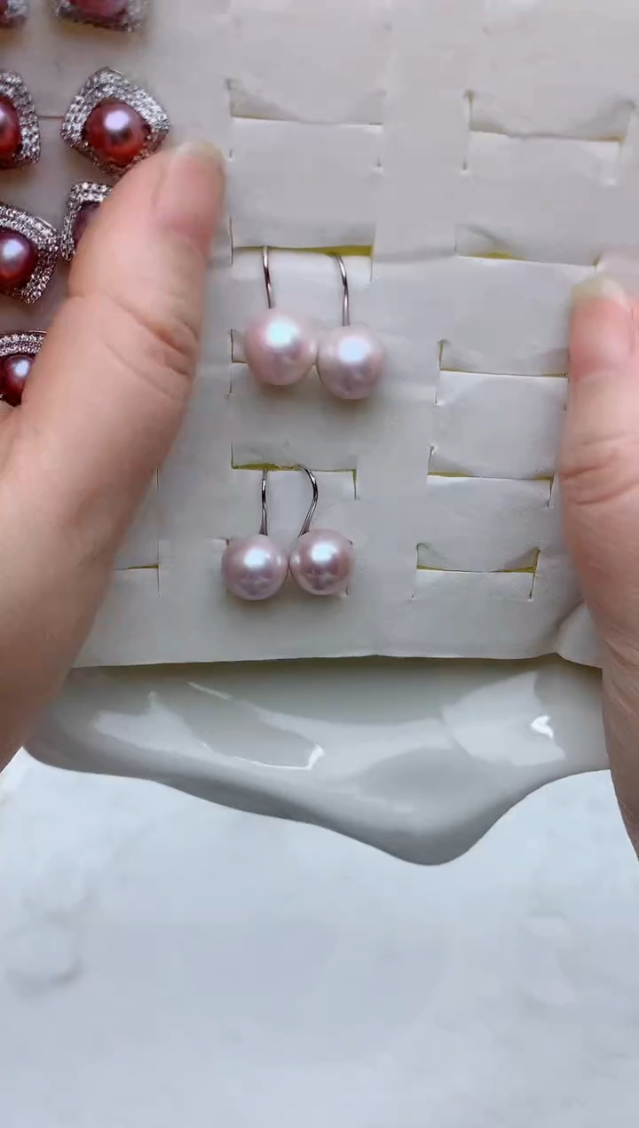 未镶嵌耳饰淡水珍珠多样性发其一【非无瑕】