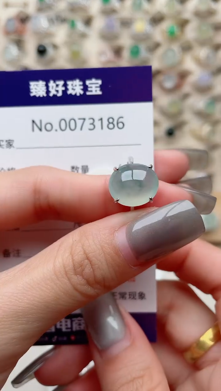 【闪购商品】翡翠戒指银S925镶嵌.........