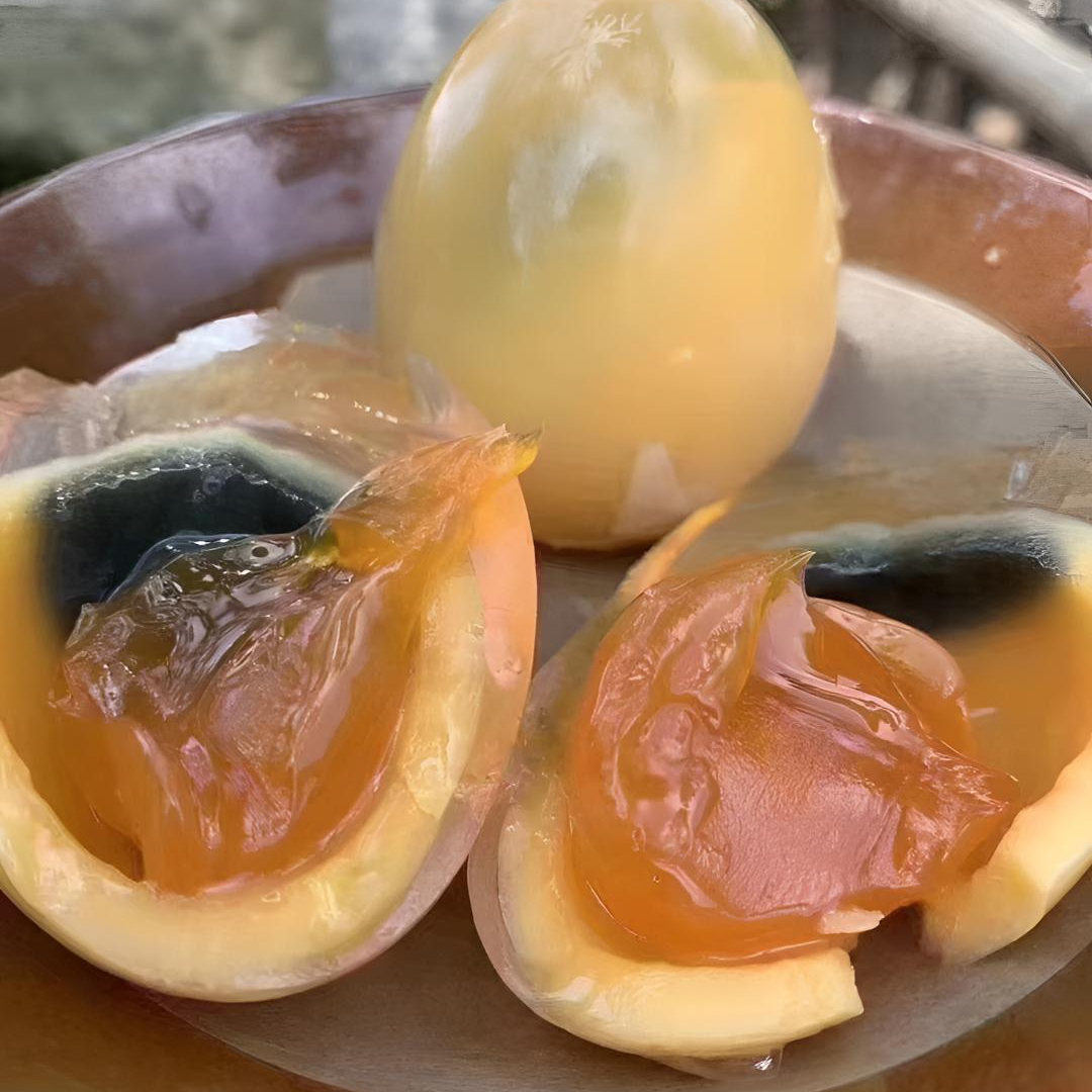 帅帅小院松花皮蛋 40枚装 糖心土鸭蛋无铅工艺新鲜食品