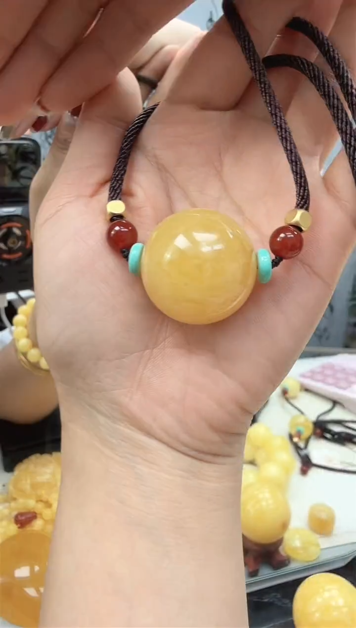 【闪购商品】琥珀裸石未镶嵌锁骨链