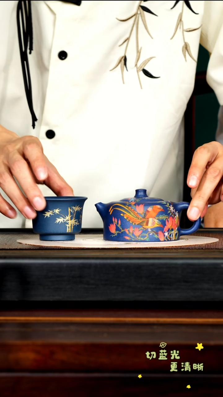 茶壶紫砂宜兴紫砂SJK 墨绿泥 矮井栏180cc