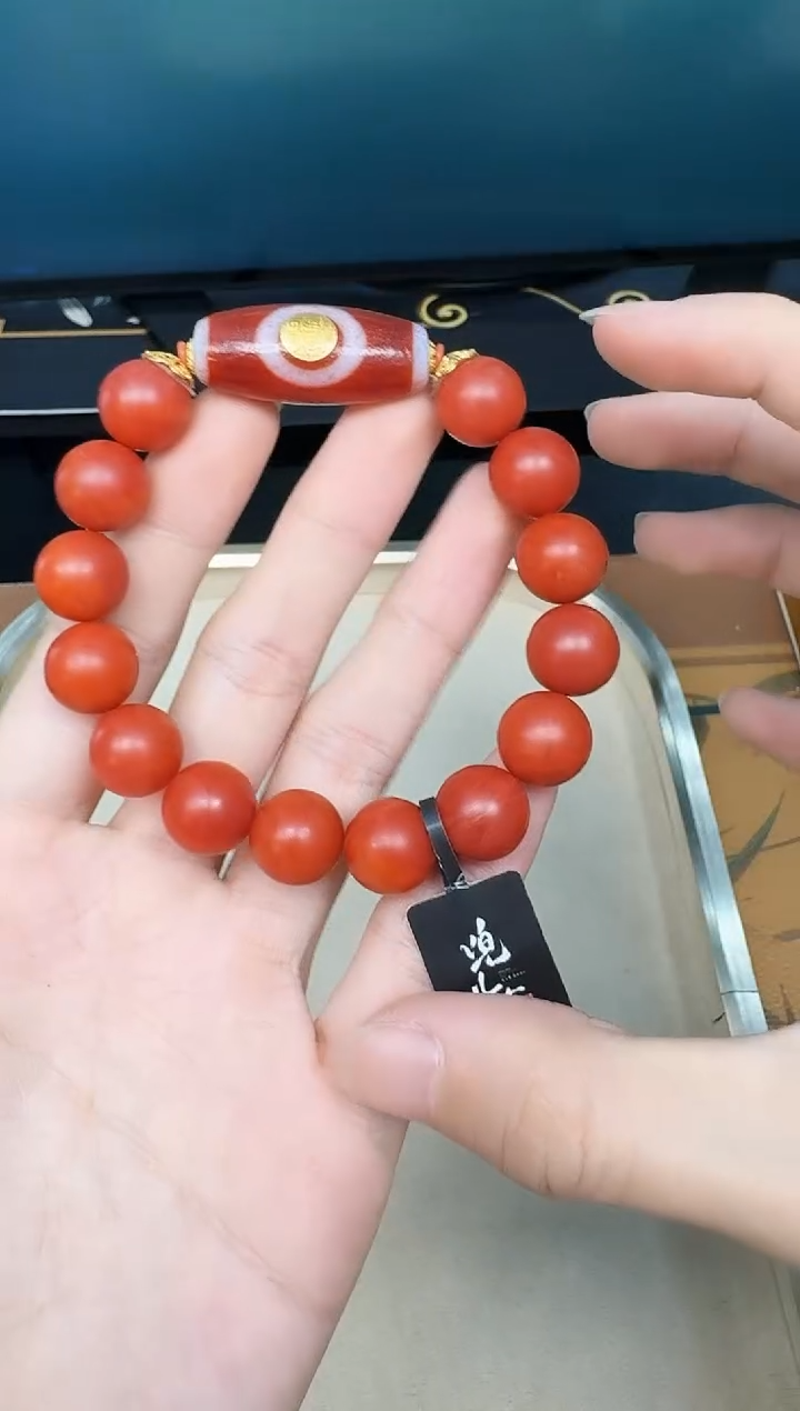 【闪购商品】南红玛瑙J手串未镶嵌DIY多样式随机发一