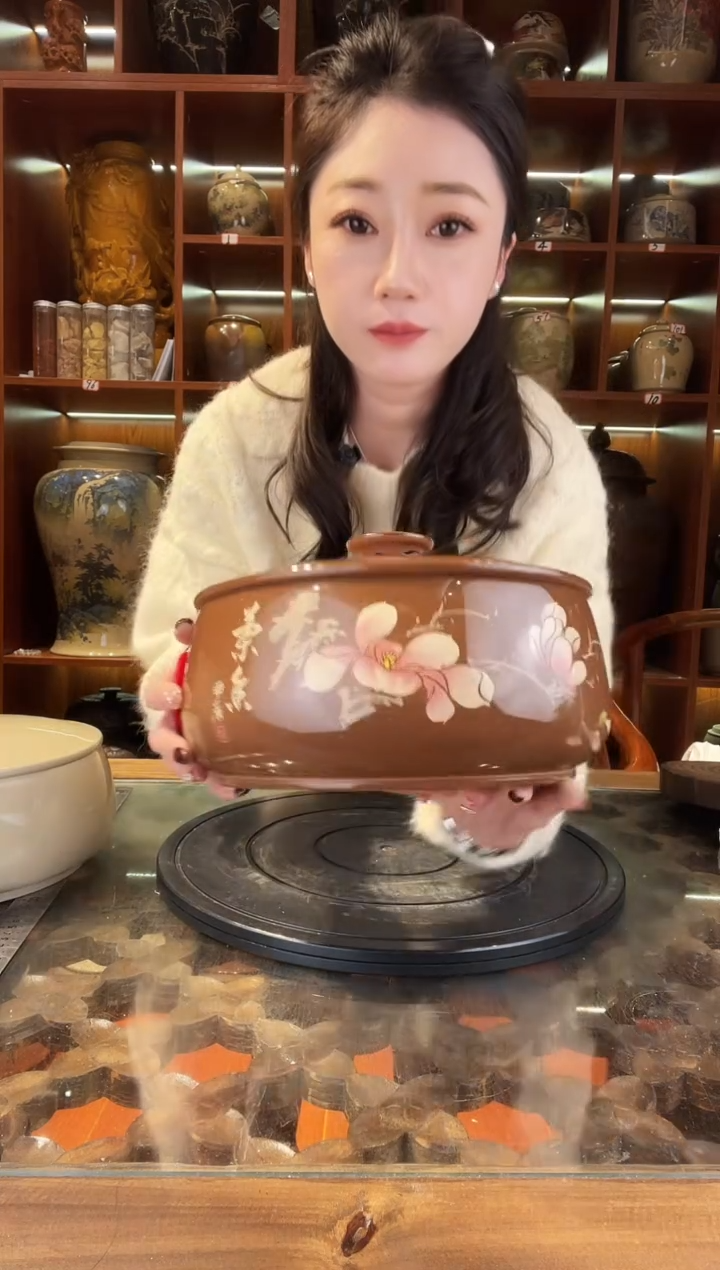 【闪购商品】缸云南建水紫陶三饼缸@7