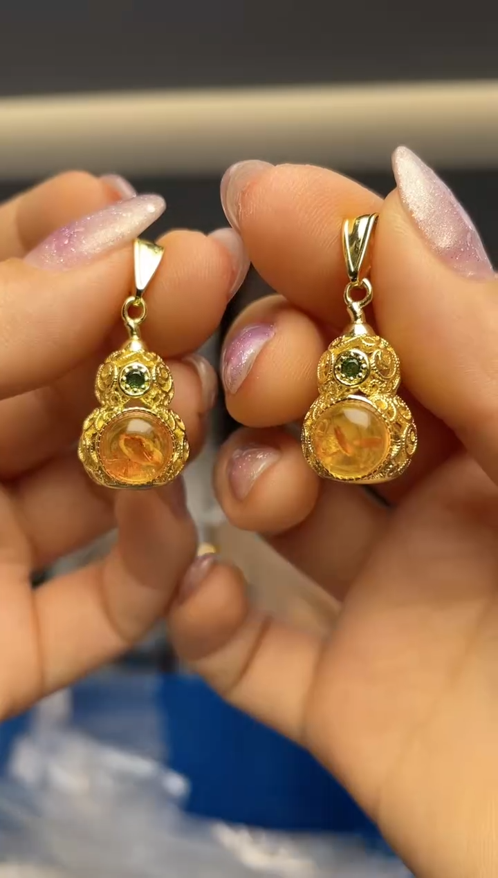 【闪购商品】琥珀（花珀）裸石未镶嵌（多样性发一件）