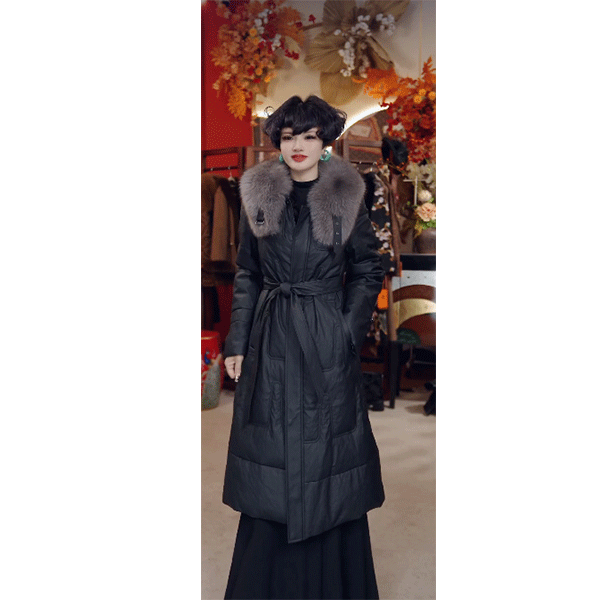FJ  7533  菲姐轻奢时尚女士中长款外套
