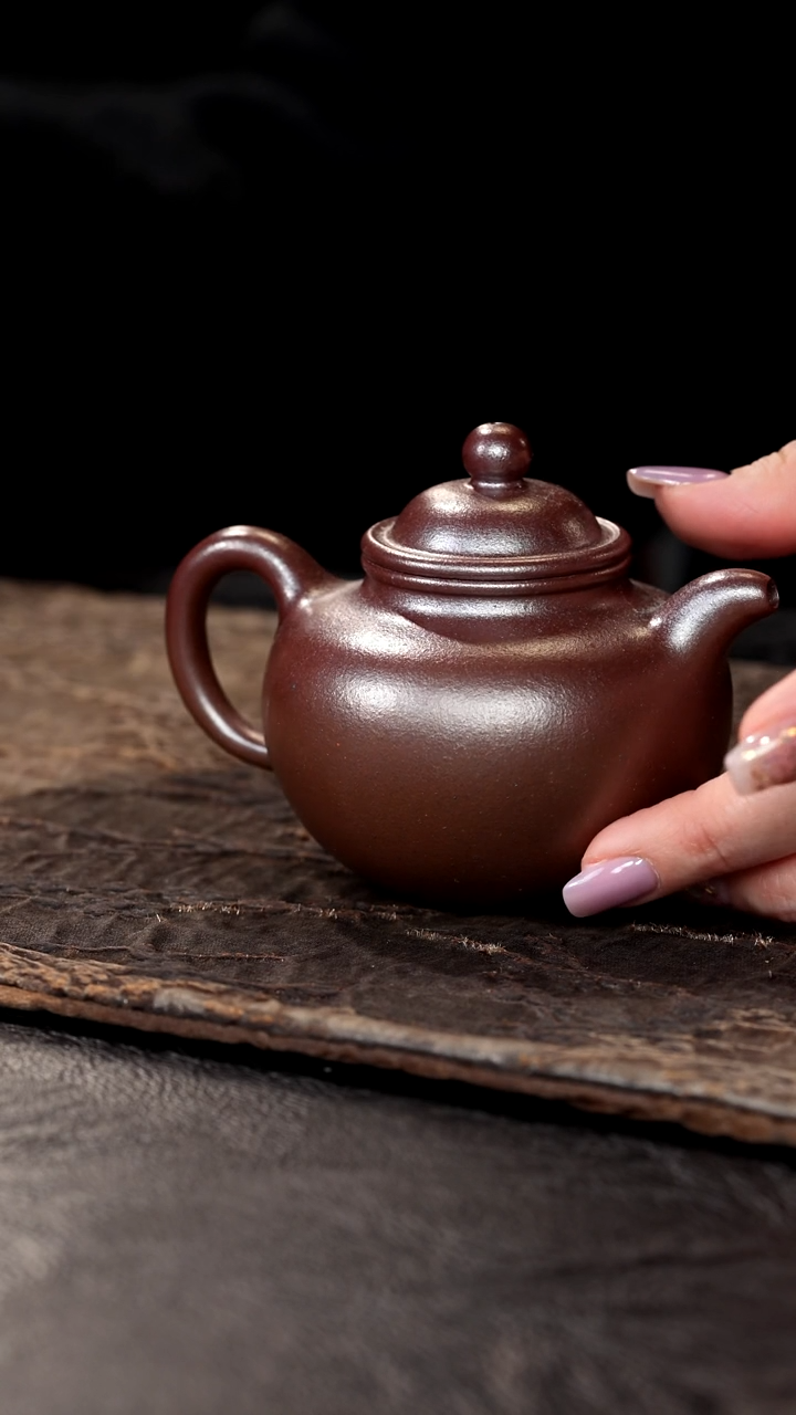 茶壶紫砂十*殇底槽青柴烧掇球壶150cc