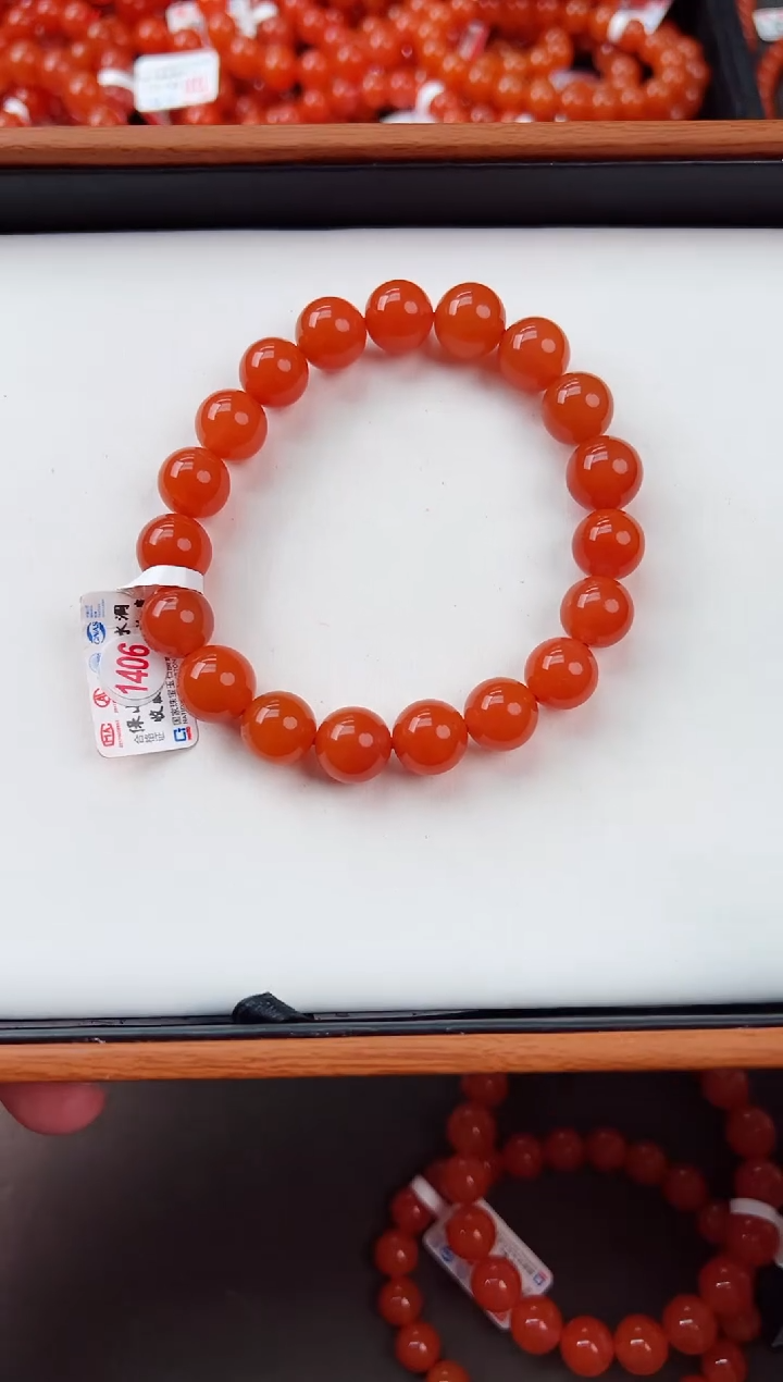 【闪购商品】南红玛瑙亮光手串卡11+未镶嵌保山杨柳滴水洞高品