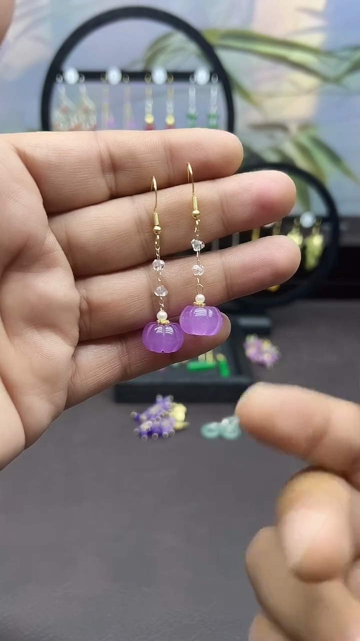 未镶嵌耳饰玛瑙/玉髓308