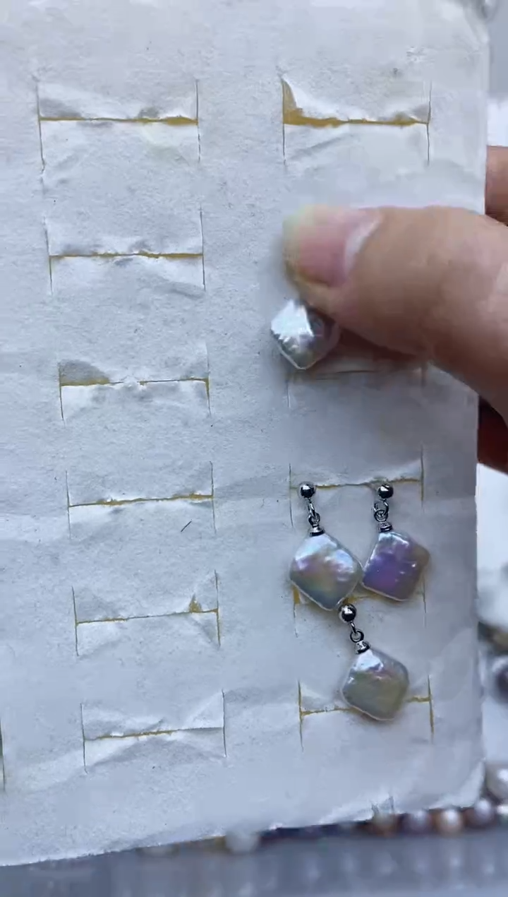 未镶嵌耳饰淡水珍珠耳环多样性发其一