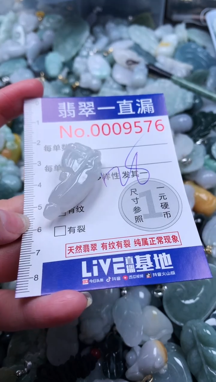 【闪购商品】翡翠吊坠(不含链)未镶嵌9576