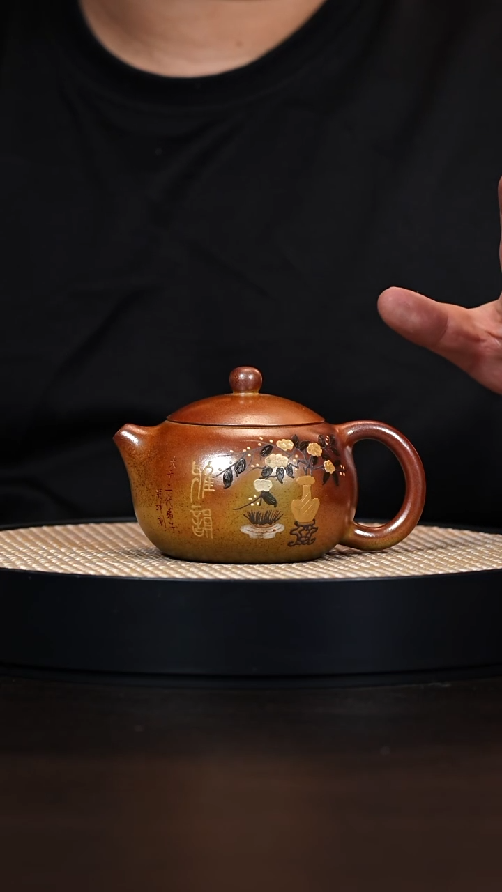 茶壶紫砂西施 柴烧