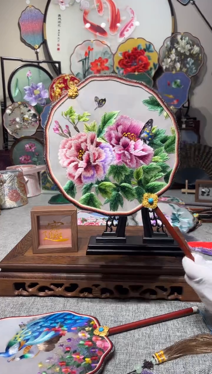 刺绣纯手工苏绣双面绣