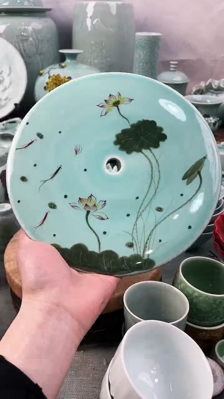 【闪购商品】特价 微瑕 慧仙青瓷