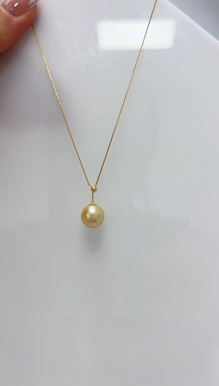 【闪购商品】海水珍珠DA18K金镶嵌套链 V2687