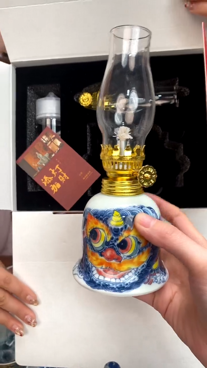 【闪购商品】醒狮酥油灯  景德镇昨明陶瓷