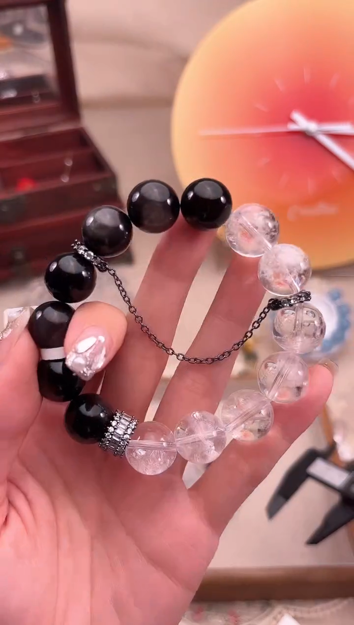 【闪购商品】水晶手链未镶嵌多样性发货发其一颜色微差