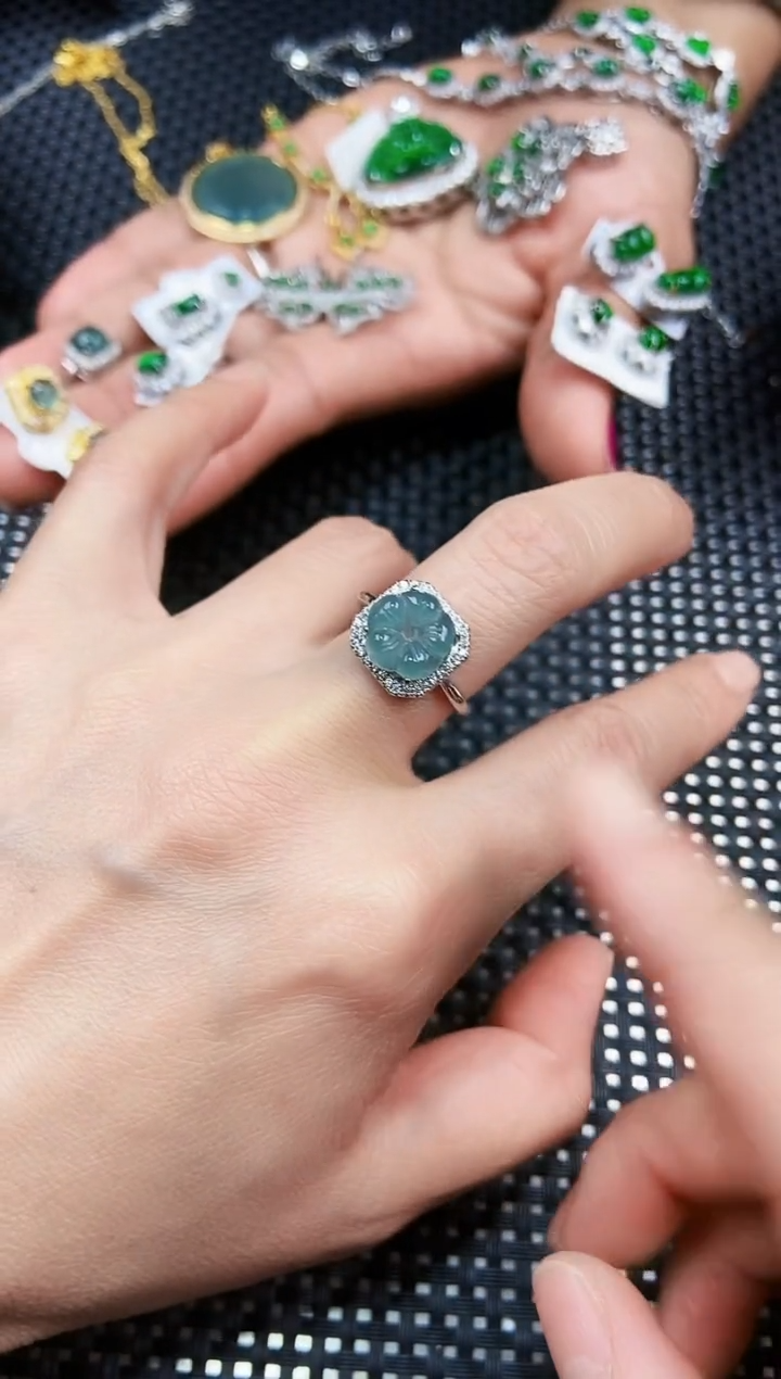 【闪购商品】翡翠戒指未镶嵌111111111