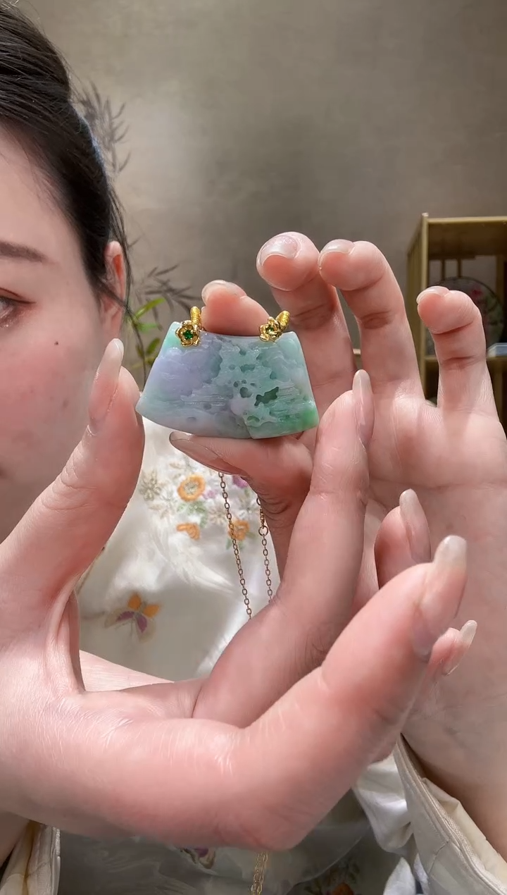 【闪购商品】翡翠颈饰未镶嵌吊坠