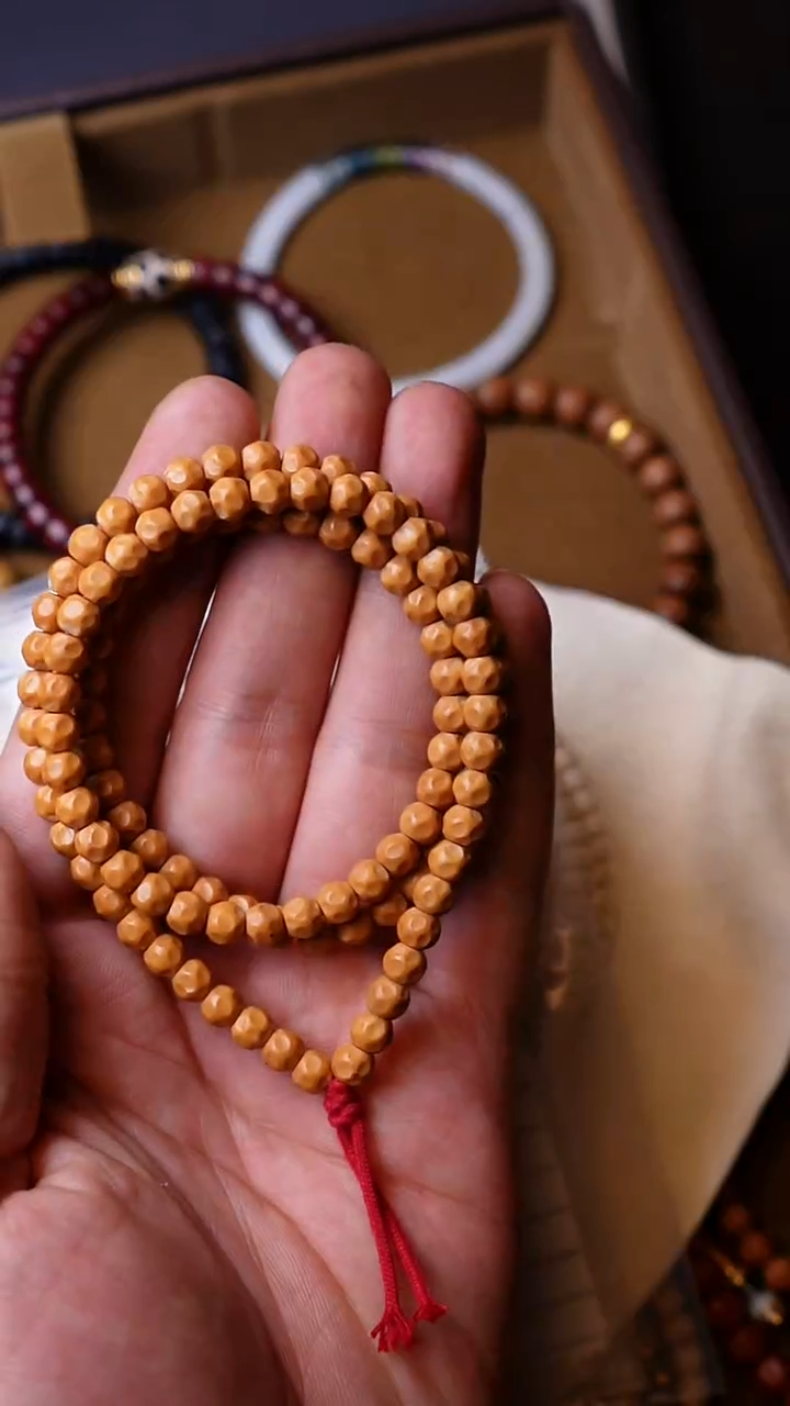 橄榄核手串/手链核尖无相108x6mm