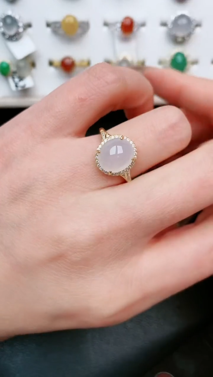 【闪购商品】翡翠戒指银S925镶嵌....