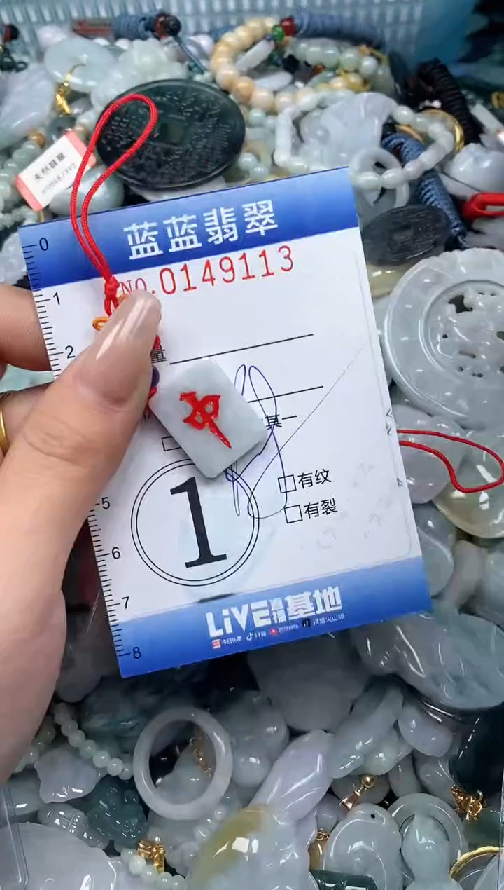 【闪购商品】翡翠颈饰未镶嵌闪购0149113多样性发其一