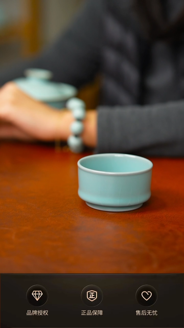 一级新品仿古支钉直口杯