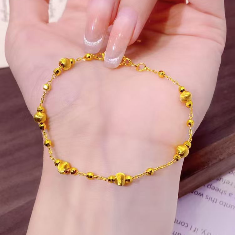 福韵天玺 铜合金手链 《韵系列》猫眼蹦迪珠手链饰品气质时尚女士