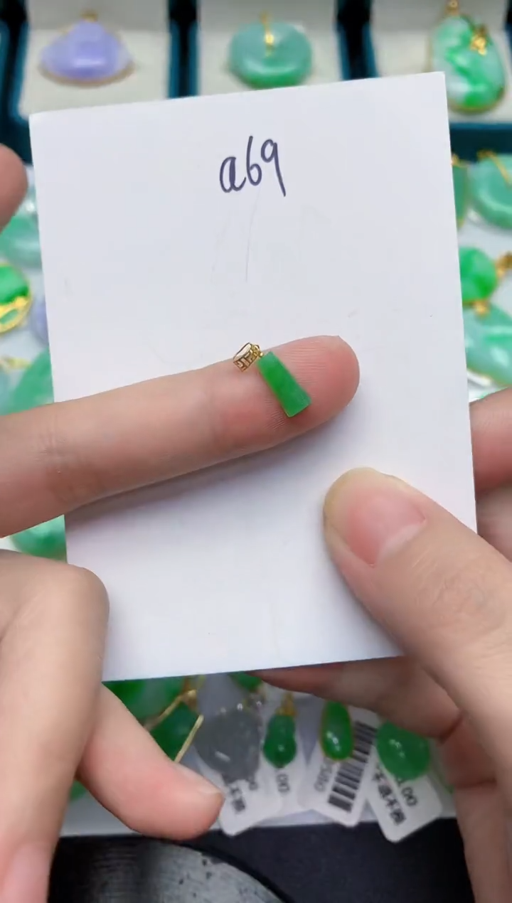 【闪购商品】翡翠颈饰18K金镶嵌000000000