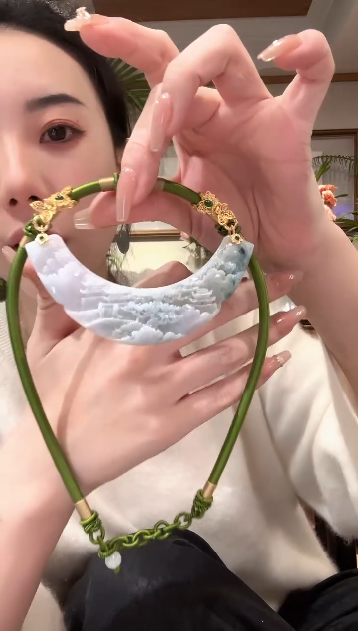【闪购商品】翡翠颈饰未镶嵌国风
