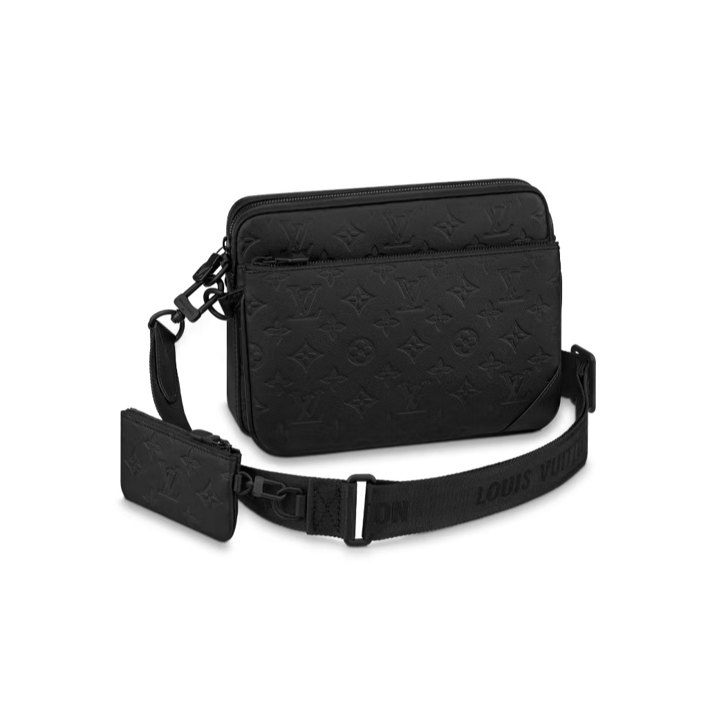 未使用 LouisVuitton/路易威登 Trio黑武士三合一 邮差包单肩斜挎